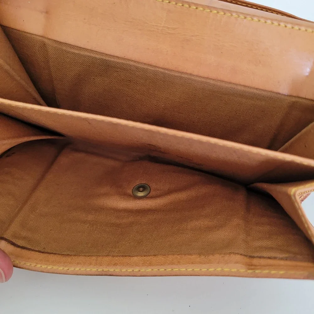 Alviero Martini 1a Classe Geo Map Print Leather Long Wallet Made in Italy